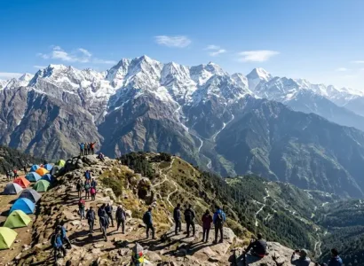 Mcleodganj scenic hills and valleys in Himachal Pradesh